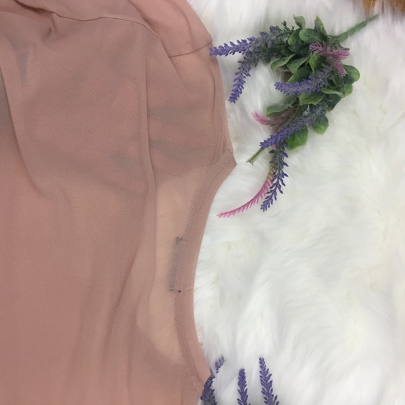 Cotton On Sheer Light Pink/Coral Mesh Boxy T-Shirt - Picture 7 of 7